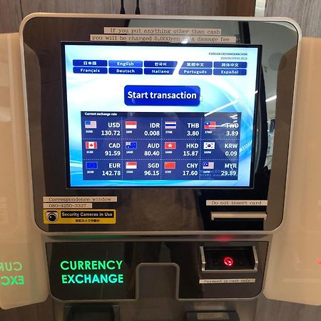 Omo Kansai Airport By Hoshino Resorts Izumisano Exteriör bild Currency exchange machine at the airport